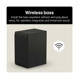 LG 4.1 Channel Soundbar and Wireless Subwoofer with Bluetooth US40TR