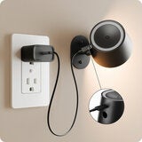 Globe Rechargeable Black Portable Wall Light, 2 Pack - Black Globe Rechargeable Black Portable Wall Light, 2 Pack - Black