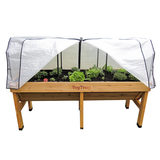 VegTrug Medium 1.8m Planter + Greenhouse Frame + Cover