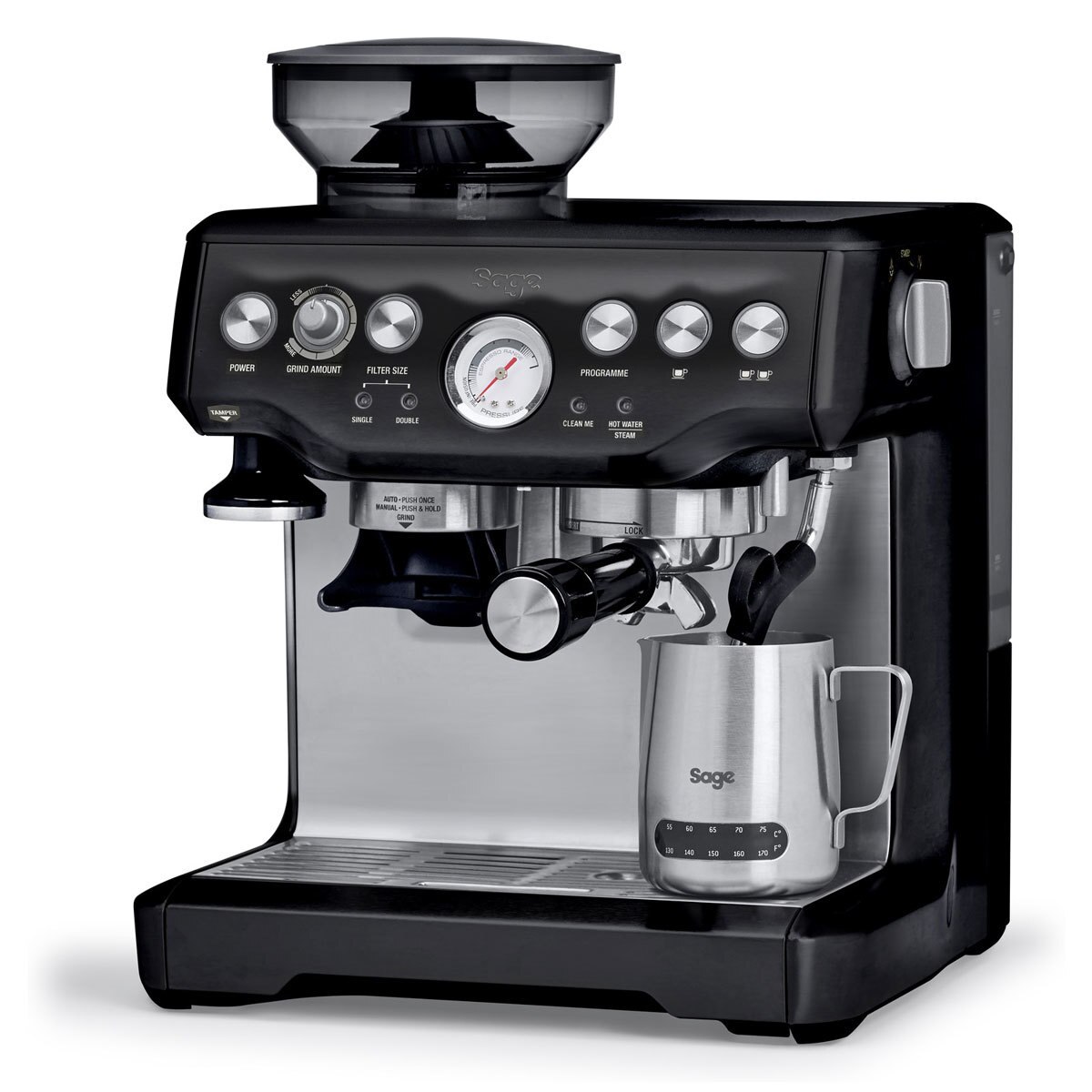 Sage Barista Express Bean to Cup Coffee Machine Including Milk Jug