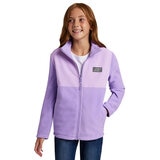 Eddie Bauer Full Zip Fleece Jacket in Lavender