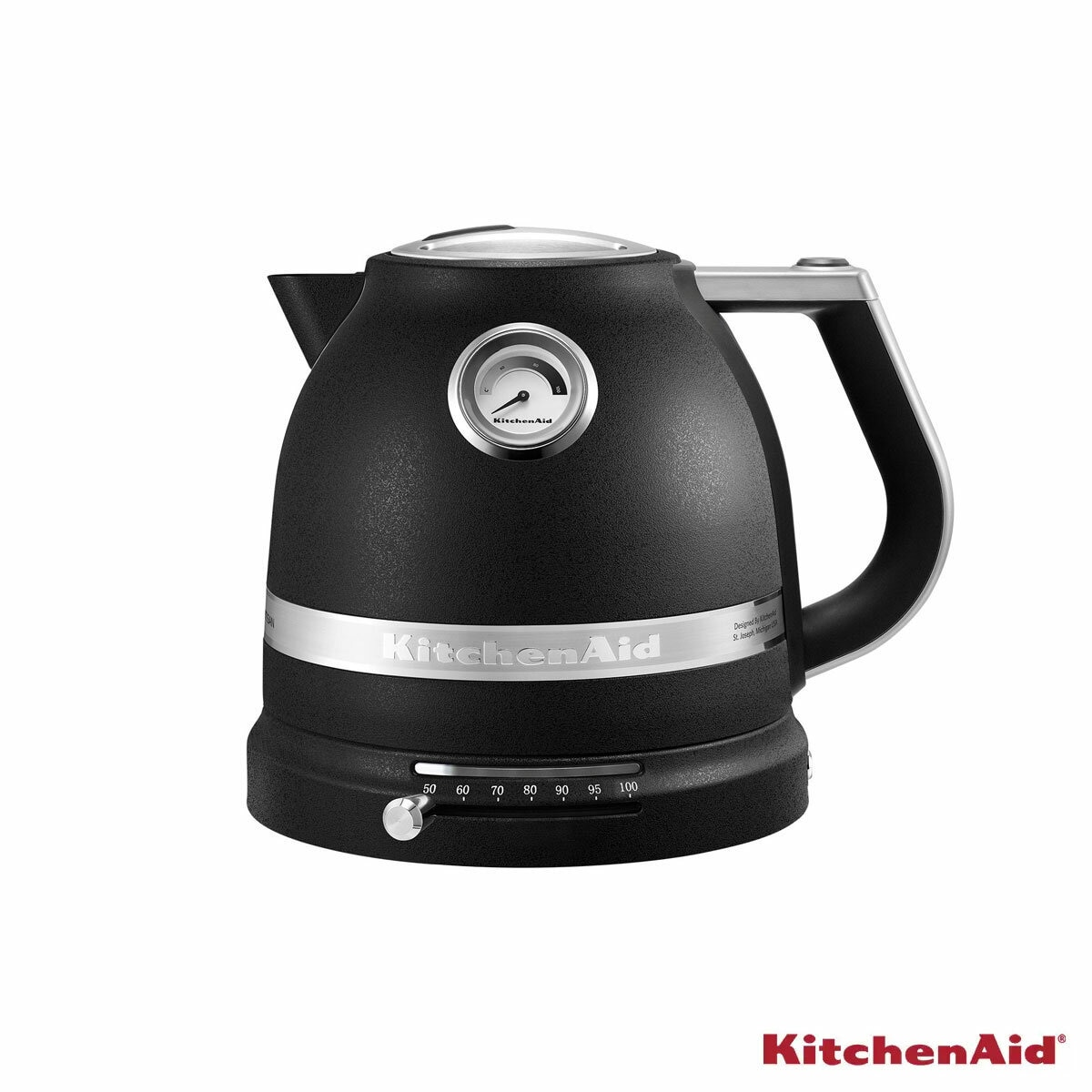 KitchAid 5KEK1522BBK Artisan 1.5L Kettle in Cast Iron Black