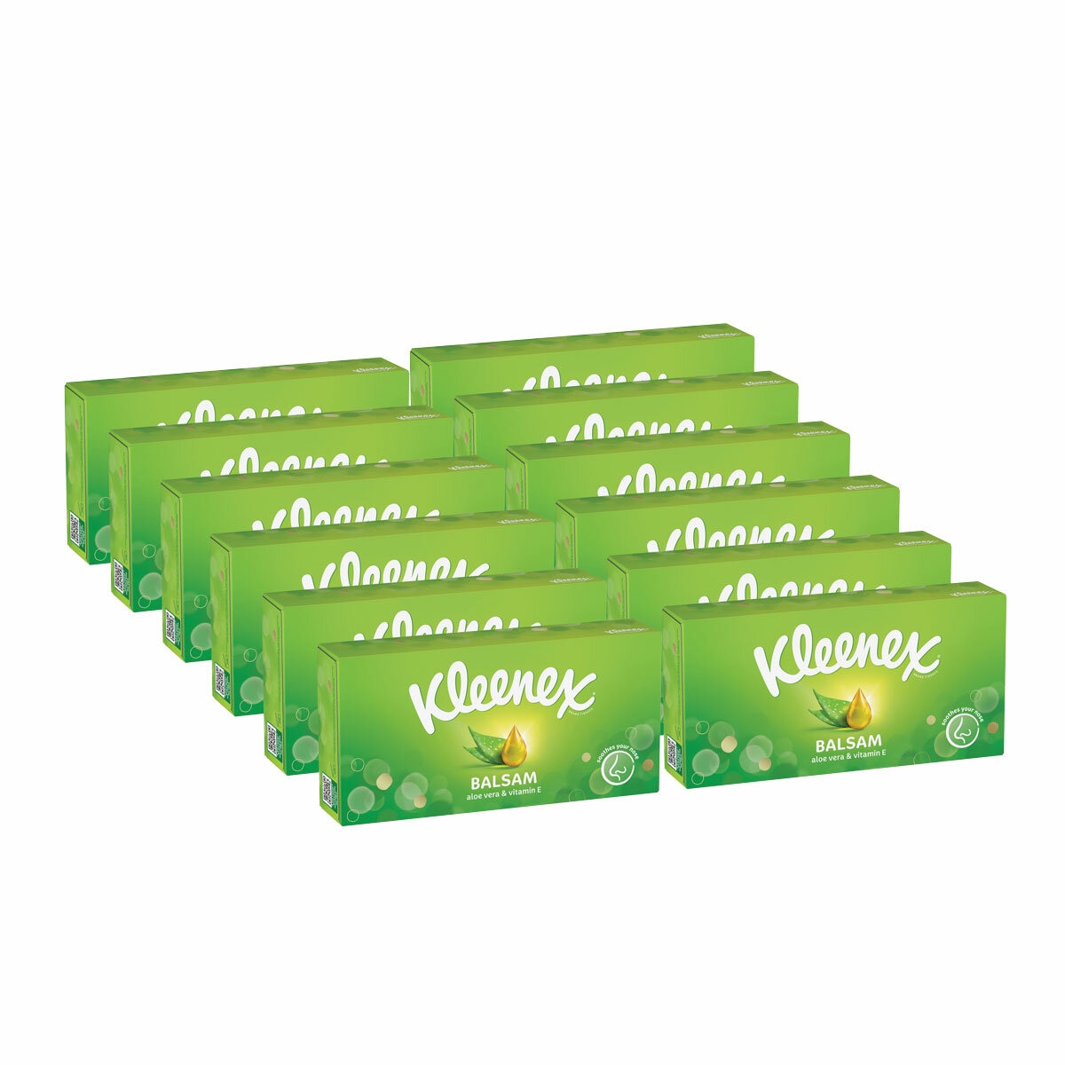 Kleenex Balsam Tissues, 12 x 64 Tissues