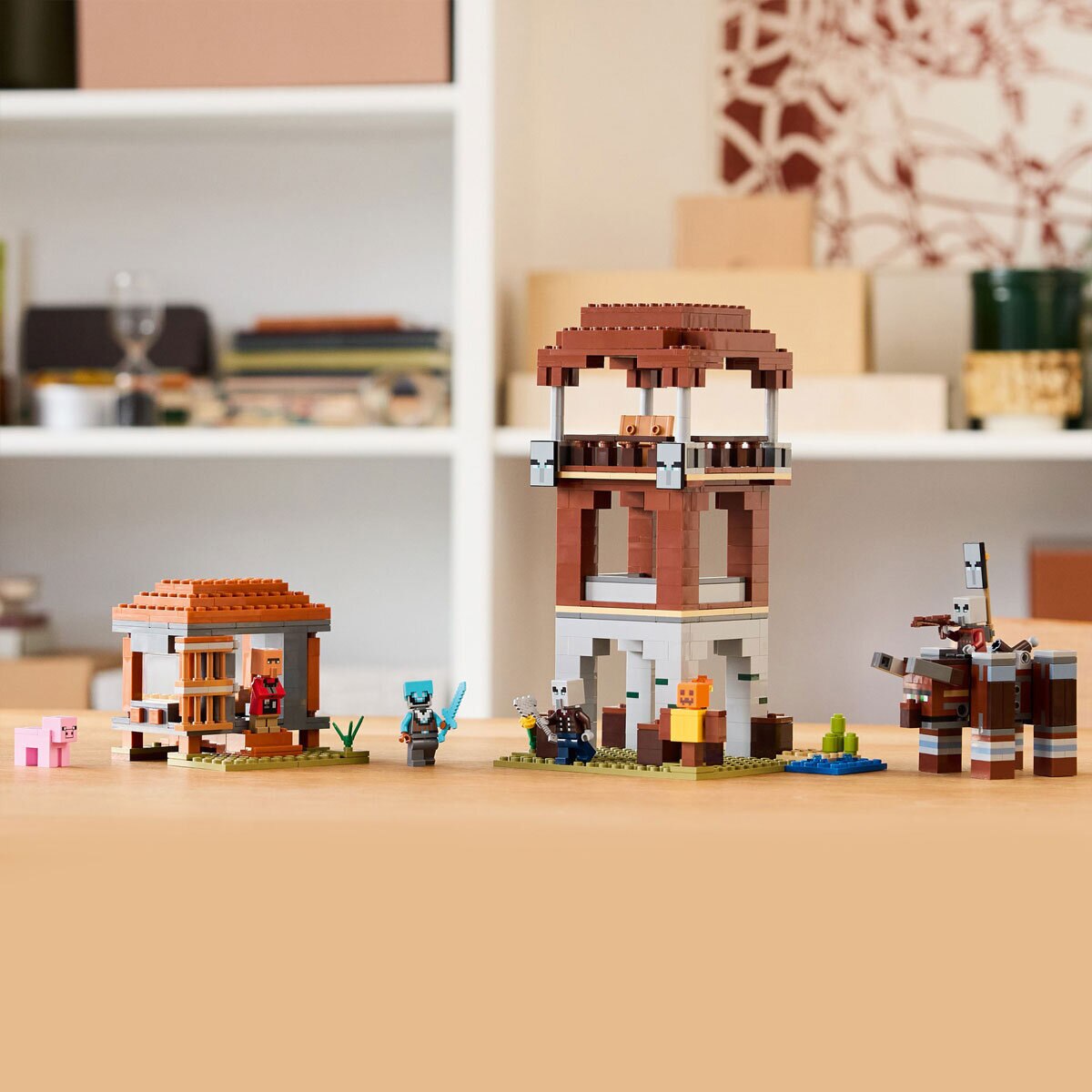 LEGO Minecraft The Pillager Outpost and Ravager - Model 21278 (9+ Years)