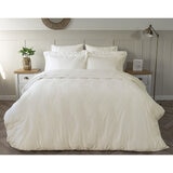 Belledorm 600 Thread Count Cotton Bedding Bundle in Ivory, King
