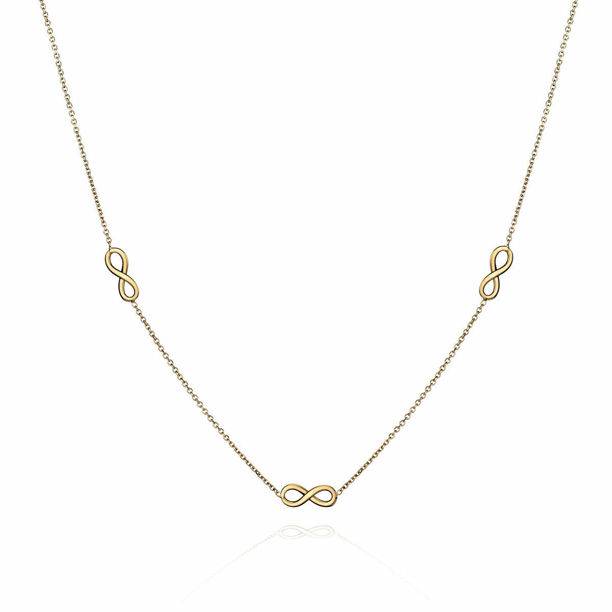 14ct Yellow Gold Infinity Necklace 14ct Yellow Gold Infinity Necklace