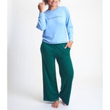United Colors of Benetton Ladies Two Piece Pyjama Set in Green/Blue