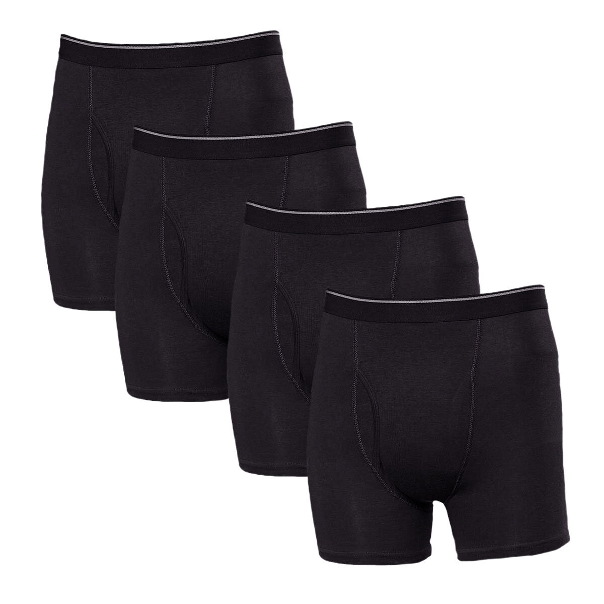 Kirkland Signature Men's 4 Pack Boxer Shorts, Small | Cos...