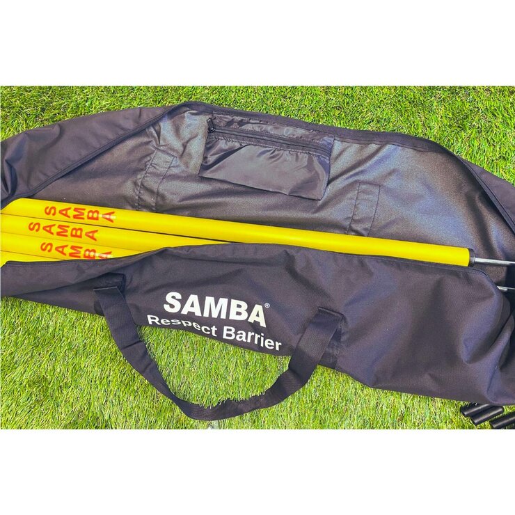 Lifestyle image showing the poles in the carry bag