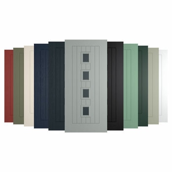 Amsterdam Composite Front Door with Installation up to 1m wide, in Various Colours