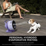 Lifestyle image showing evaportaive misting Lifestyle image showing evaportaive misting