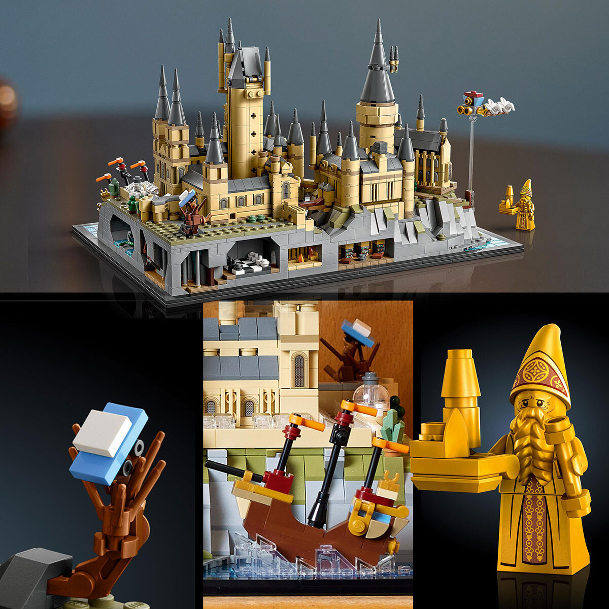  LEGO Harry Potter Hogwarts Castle and Grounds 76419 Building  Set, Gift Idea for Adults, Buildable Display Model, Collectible Harry Potter  Playset, Recreate Iconic Scenes from The Wizarding World : Home 