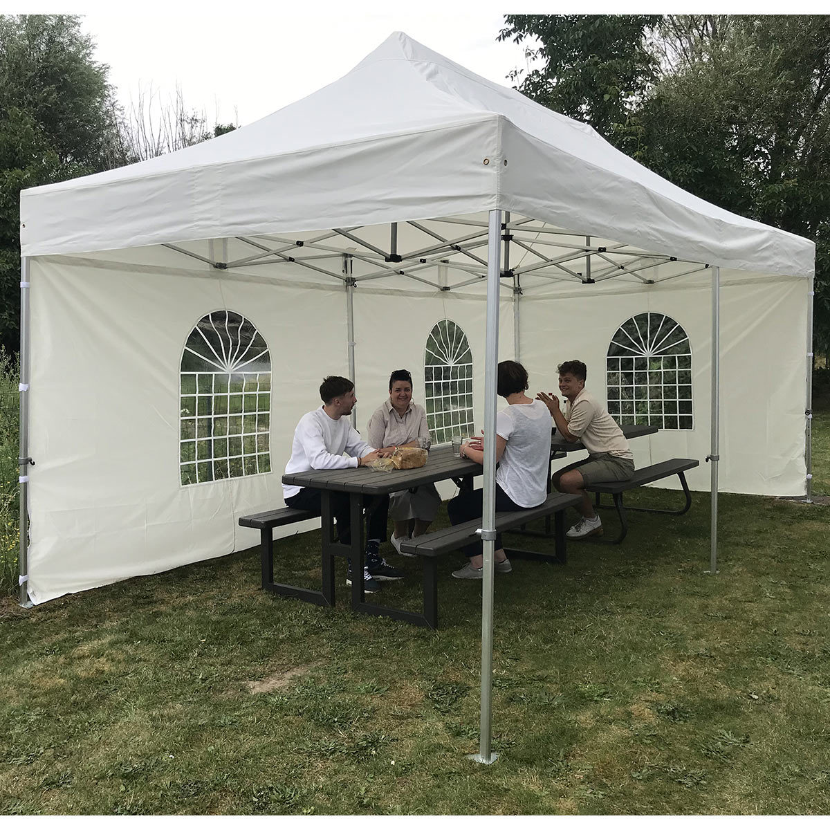 Aluminium 3m x 6m Pop Up Gazebo in 2 Variations Costco UK