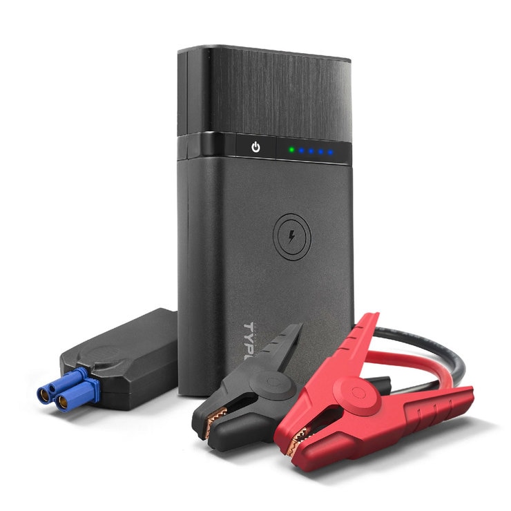 Type S Lithium Jump Starter & Portable Power Bank with Builtin