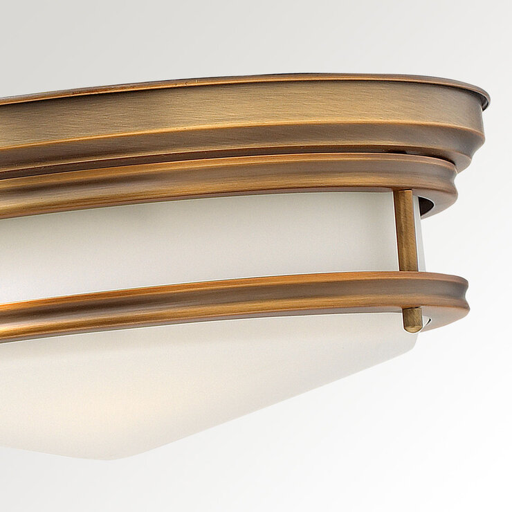 Hadley 3 Light Flush - Brushed Bronze Hadley 3 Light Flush - Brushed Bronze