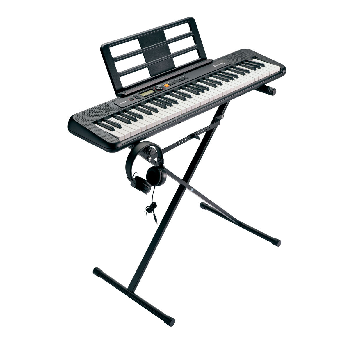 Casio CT-SA195AD keyboard with stand, headphone and adapter