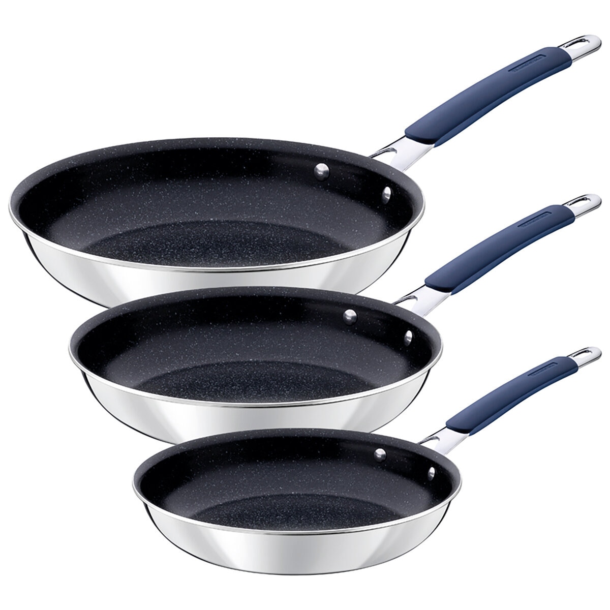 Tramontina Ceramic Fry Pan Set, 3 Piece