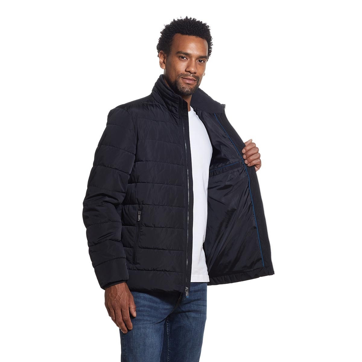 Weatherproof Men's Puffer Jacket in Black, Extra Large Costco UK