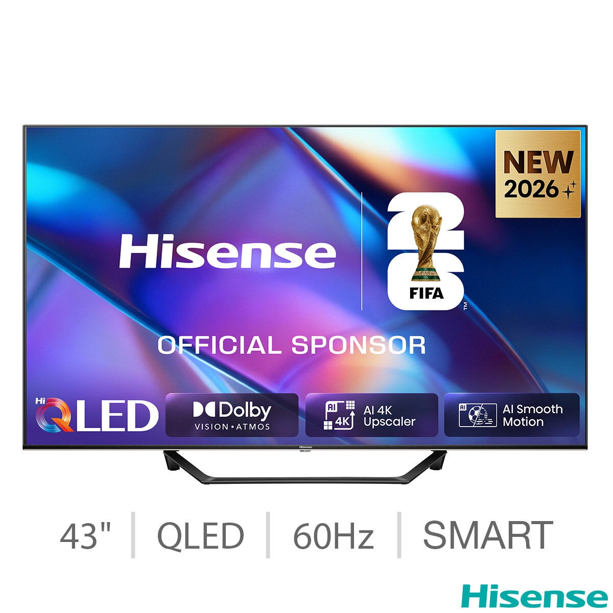 Buy Hisense 43A7STUK 43 Inch QLED HD Smart TV at Costco.co.uk