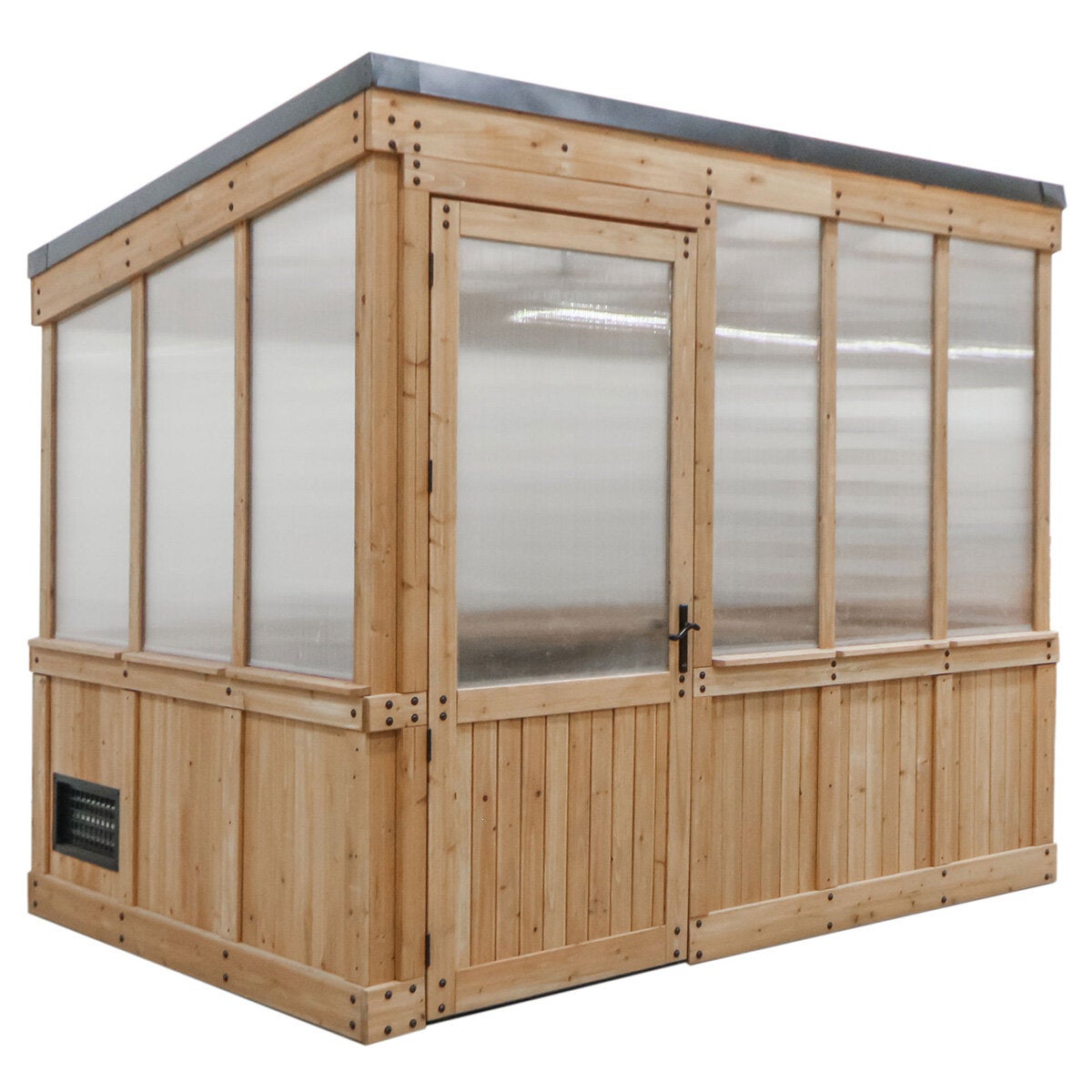 Backyard Discovery 9ft X 6ft Willow Wooden Greenhouse