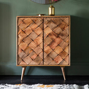 Gallery Florence Burnt Wax Two Door Cabinet