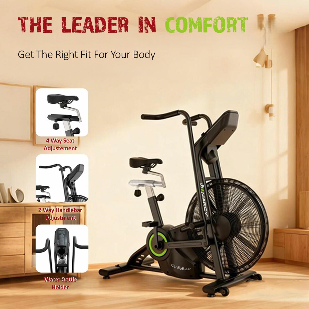 Marcy CardioBlast Premium Home Assault Bike