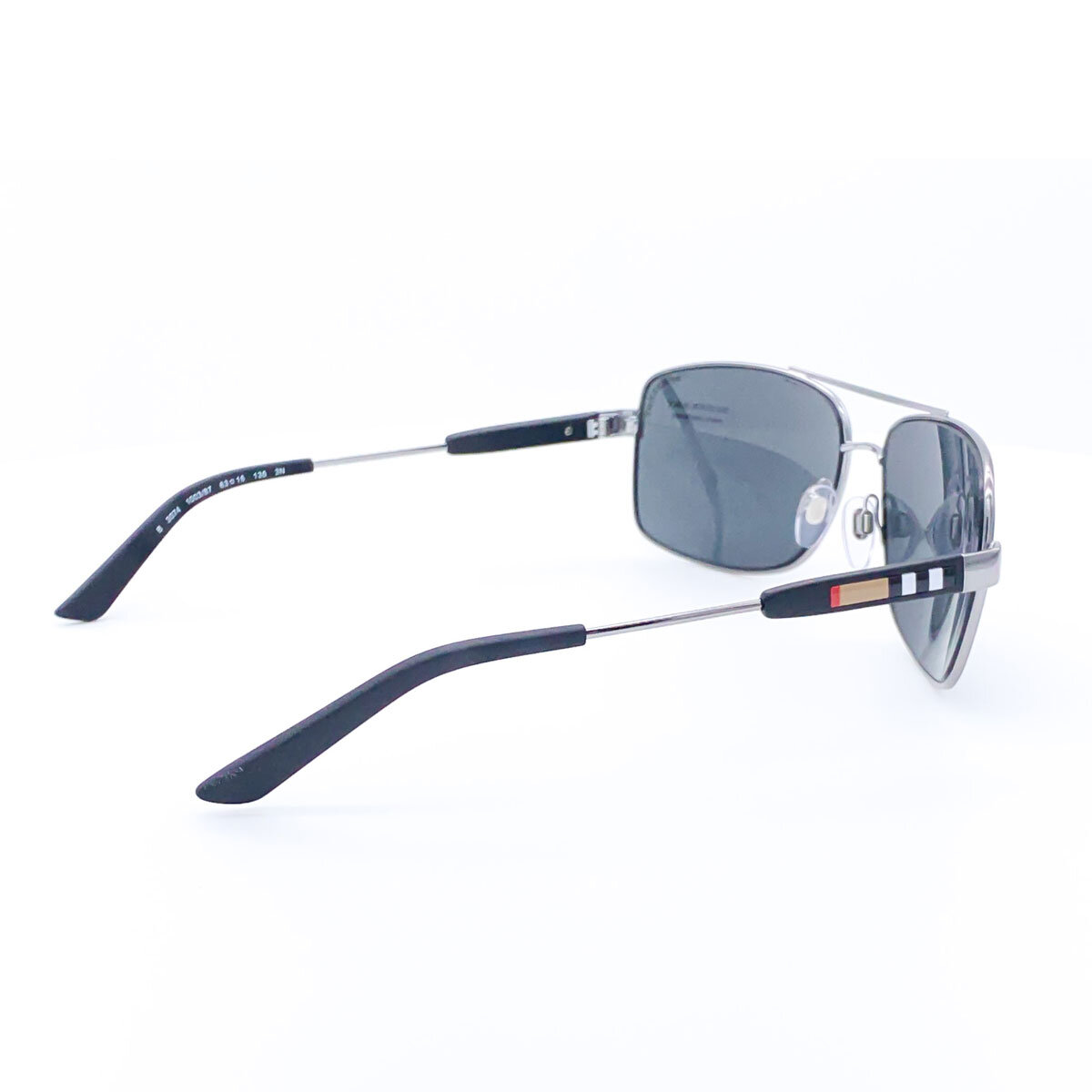 Burberry Gunmetal Sunglasses with Grey Lenses, BE3074 100387