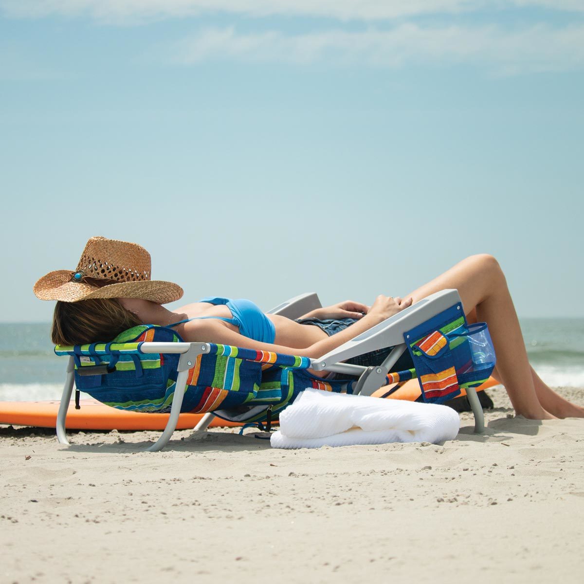 Tommy Bahama Beach Chair in Flip Flop Stripe