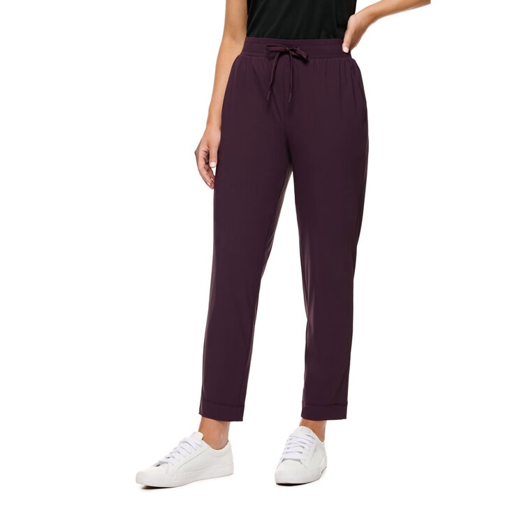 Kirkland Signature Women's Active Pant in Purple, Large