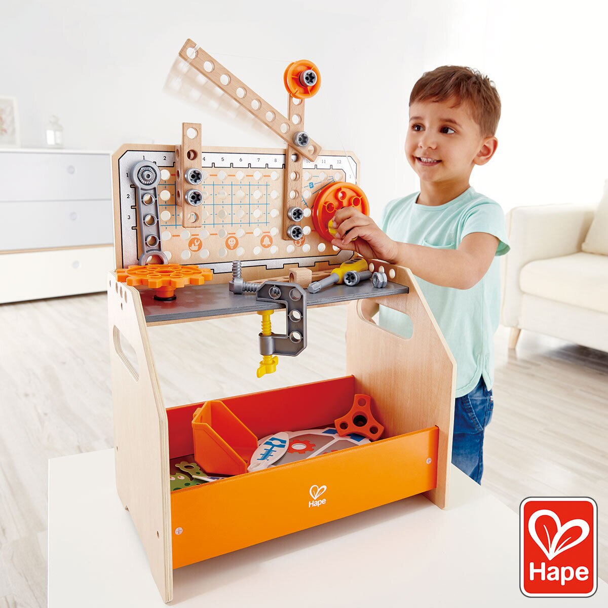 Buy Hape Junior Inventor Discovery Scientific Workbench Lifestyle Image at Costco.co.uk