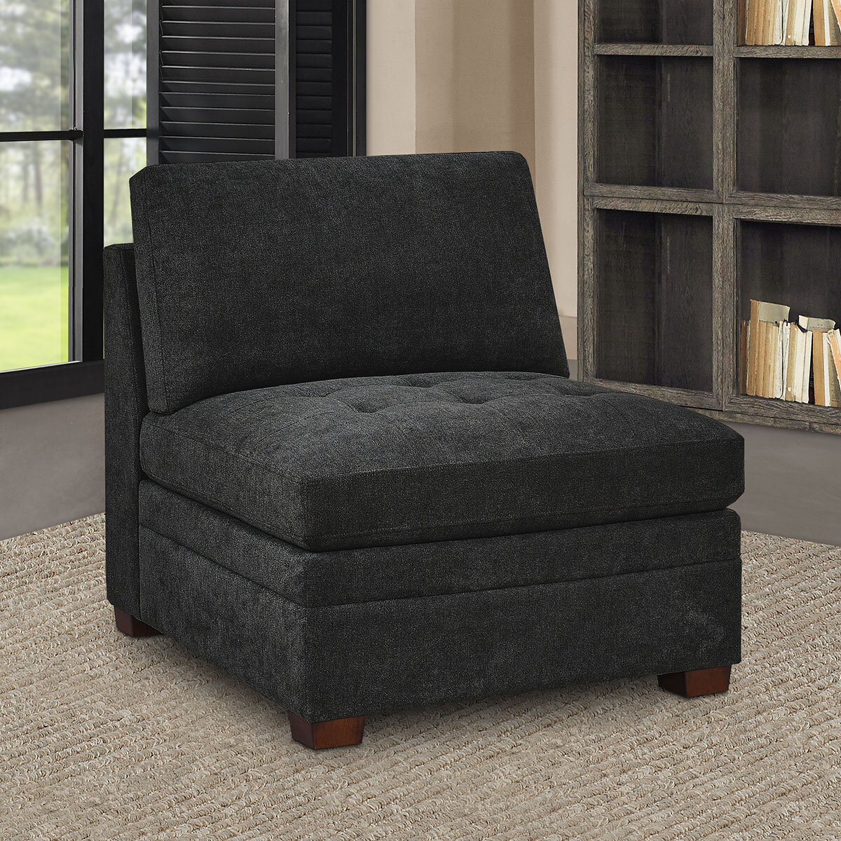 Thomasville Tisdale Dark Grey Additional Armless Piece