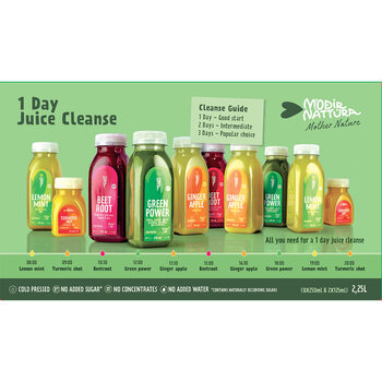 Mother Nature 1 Day Juice Cleanse, 2.25L