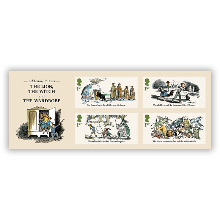 The Chronicles of Narnia Stamps & Miniature Sheet from Royal Mail