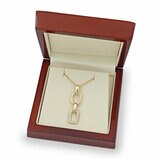 0.15ctw Round Brilliant Cut Diamond Pendant, 14ct Yellow Gold