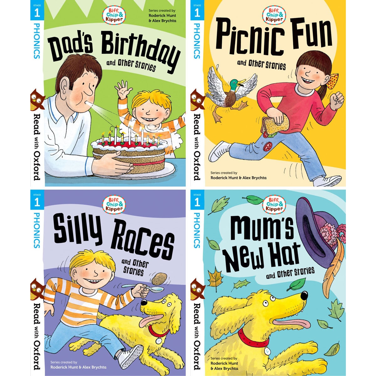 Biff Chip and Kipper 4 Book Set (3-4+ Years)