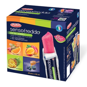 Sensofreddo Fruit Ice Lollies, 60 x 40ml