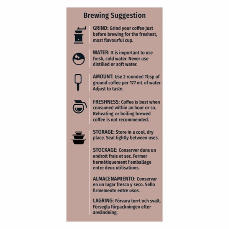 Ingredients and nutritional info