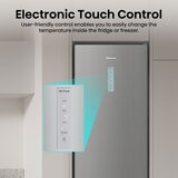 Hisense RM469N4ACDUK Fridge Freezer, D Rated in Stainless Steel