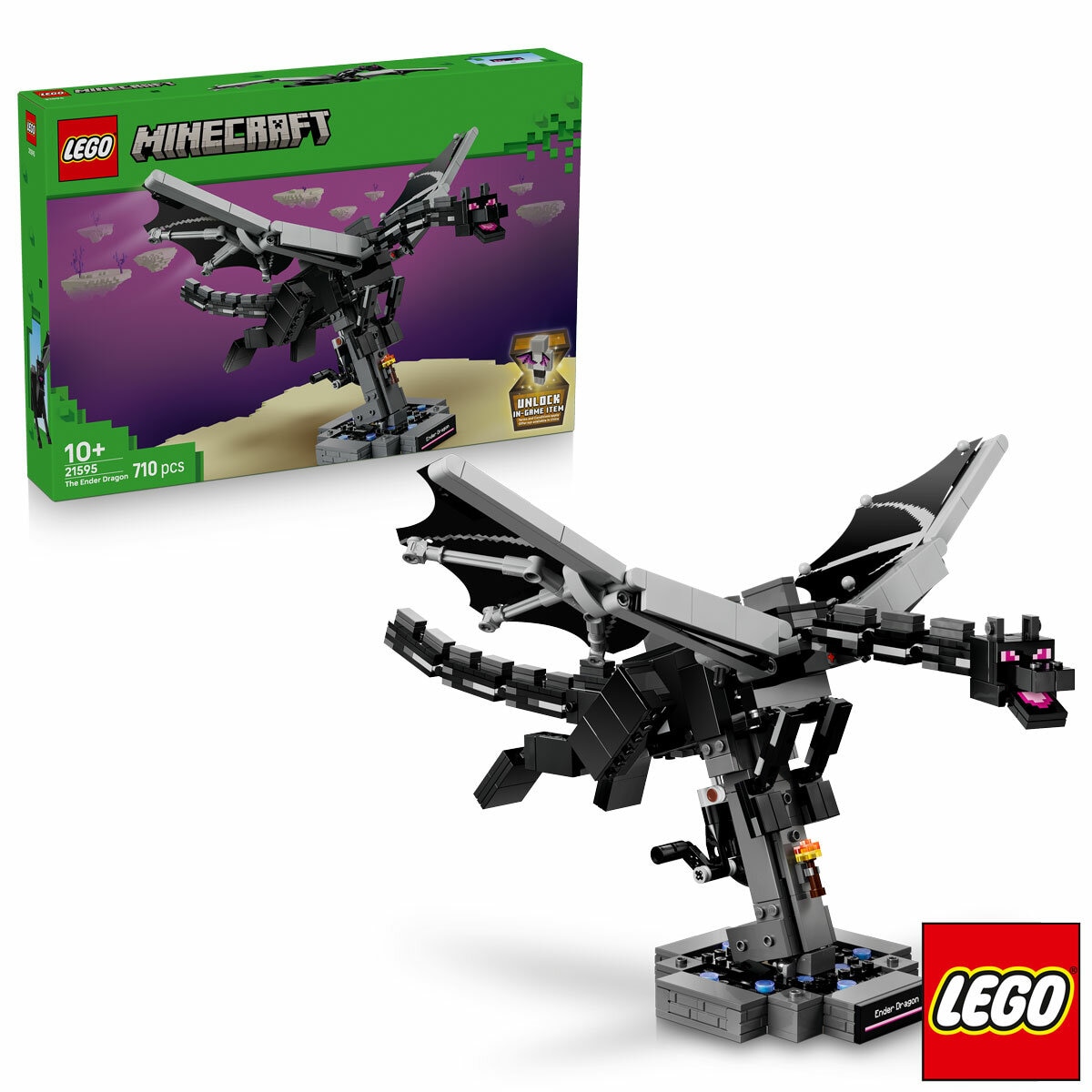 LEGO Minecraft The Ender Dragon - Model 21595 (10+ Years) LEGO Minecraft The Ender Dragon - Model 21595 (10+ Years)