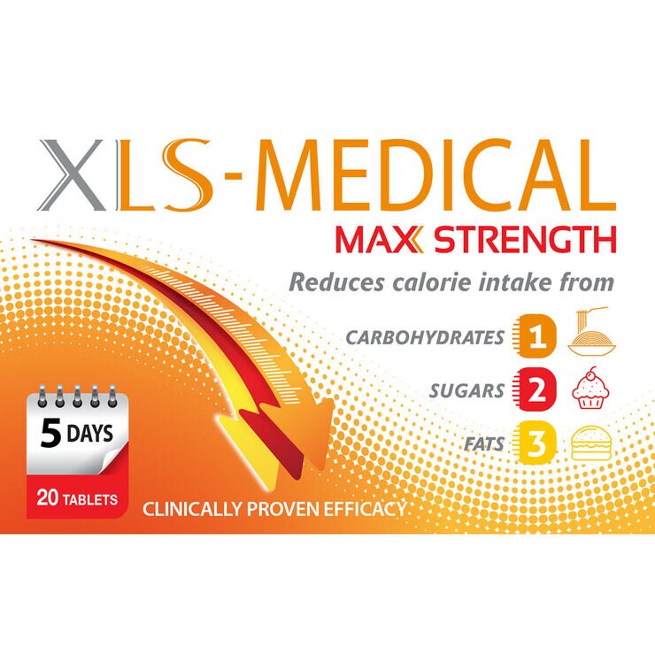 XLS Medical Max Strength, 6 x 20 Tablets Costco UK
