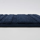Evergrace Home Chenille Memory Foam Bath Mat in Blue, 61 x 91 cm