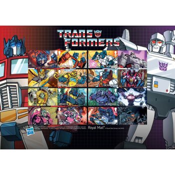 Transformers Framed Royal Mail® Collectors Sheet
