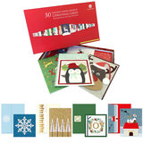 Burgoyne Hand Crafted Christmas Cards - 30 Pack