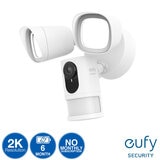 eufy 2k Hardwired Floodlight Camera with 4GB eMMC Local Storage in White