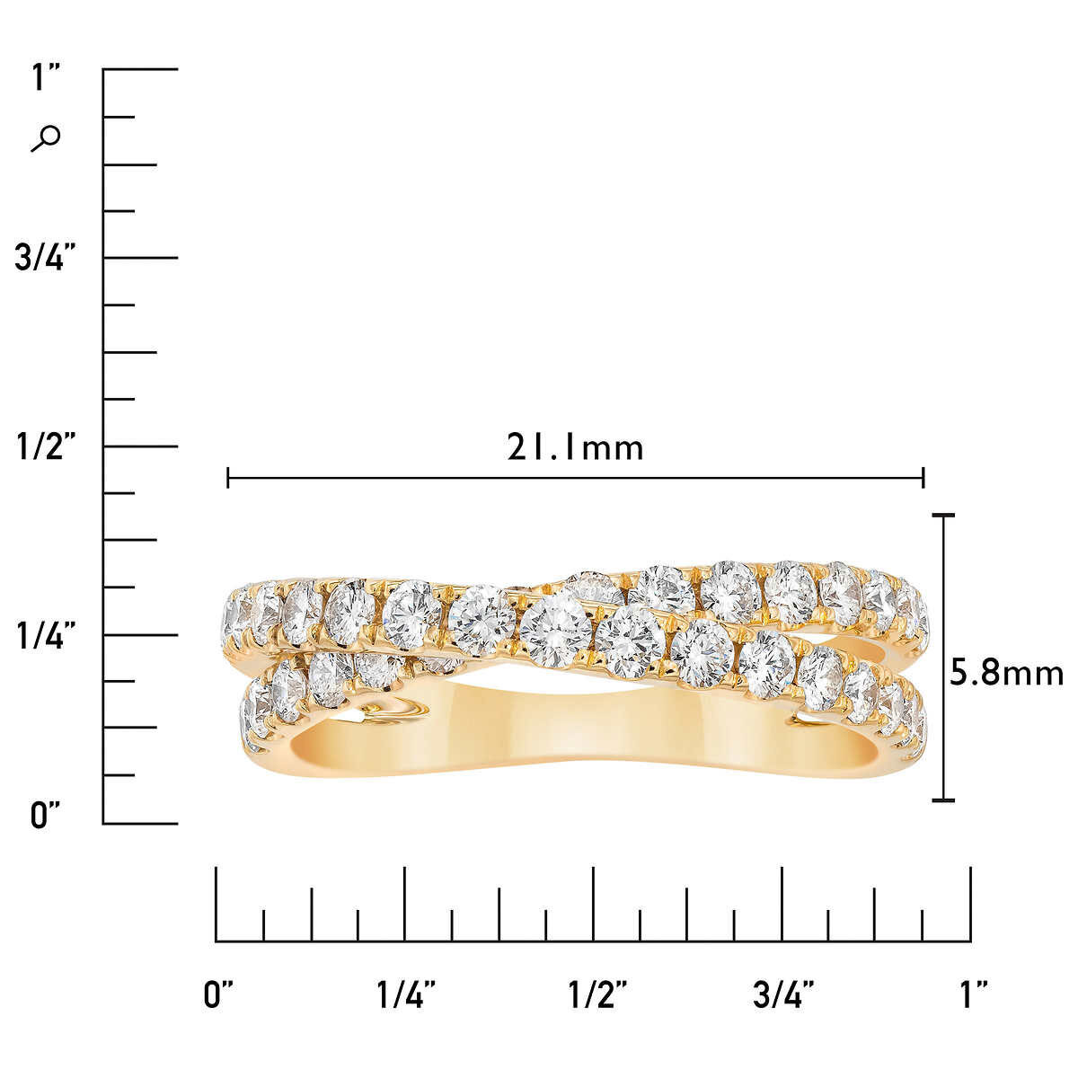 0.90ctw Round Brilliant Cut Diamond Ring, 14ct Yellow Gold