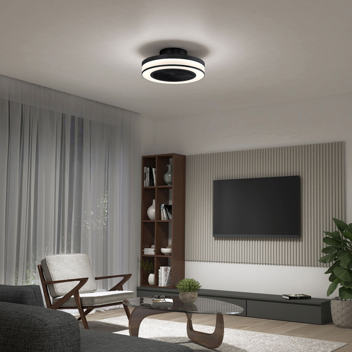 Artika Elton 19" (43cm) Fan Light with Remote Control