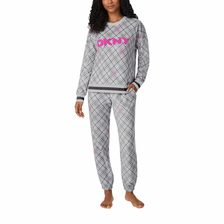 DKNY Ladies Fleece Lounge Set
