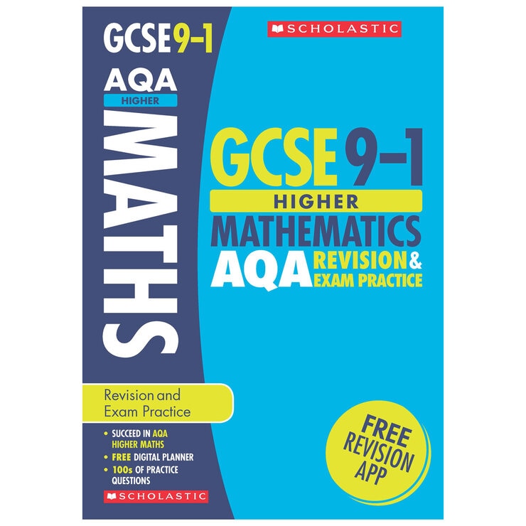 Scholastic GCSE Maths Revision Guide & Exam Practice Workbook in 4 Options