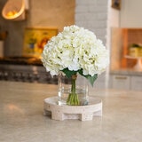Real Touch Artificial Hydrangea in Vase in 2 Colours