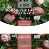 Pack of Dell Ugo Mushroom and Spinach Ravioli